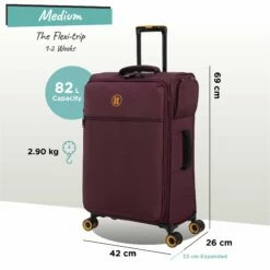 Simultaneous - Medium (French Port) 23 Simultaneous - Medium (French Port) -Suitcase Sales 2024 Simultaneous Med French Port dims weights