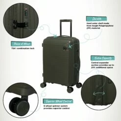 IT Luggage Spontaneous - Cabin (Olive Night) 18 IT Luggage Spontaneous - Cabin (Olive Night) -Suitcase Sales 2024 Spontaneous Cabin Olive Infographic