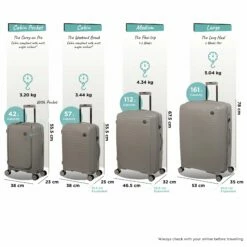 IT Luggage Spontaneous - Medium Plus (Feather Grey) -Suitcase Sales 2024 Spontaneous Full set Feather dims weights e5c0e9cd 9a0f 41e7 bd0a f49a017bc3cd