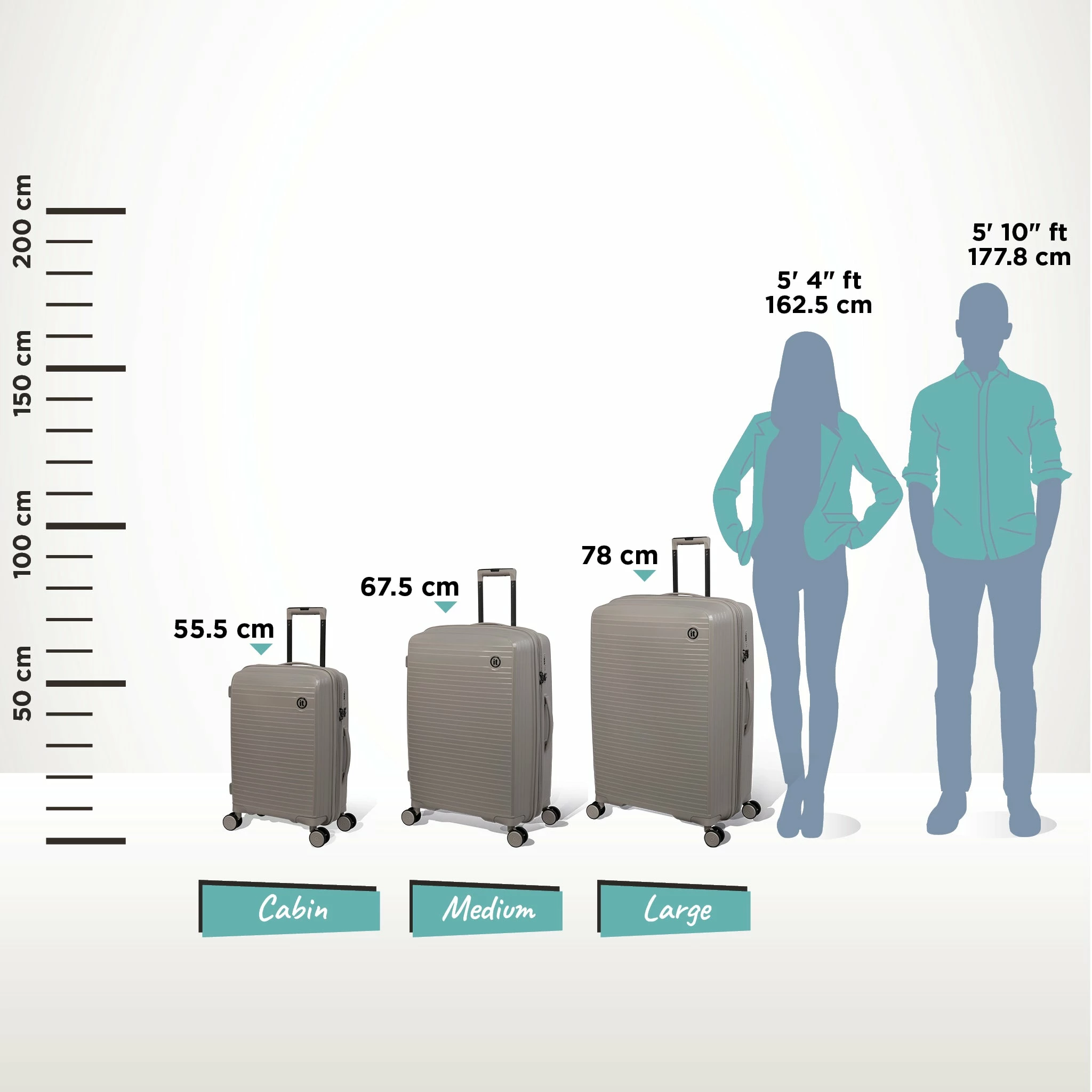 IT Luggage Spontaneous - Cabin (Feather Grey) 15 IT Luggage Spontaneous - Cabin (Feather Grey) - Image 13