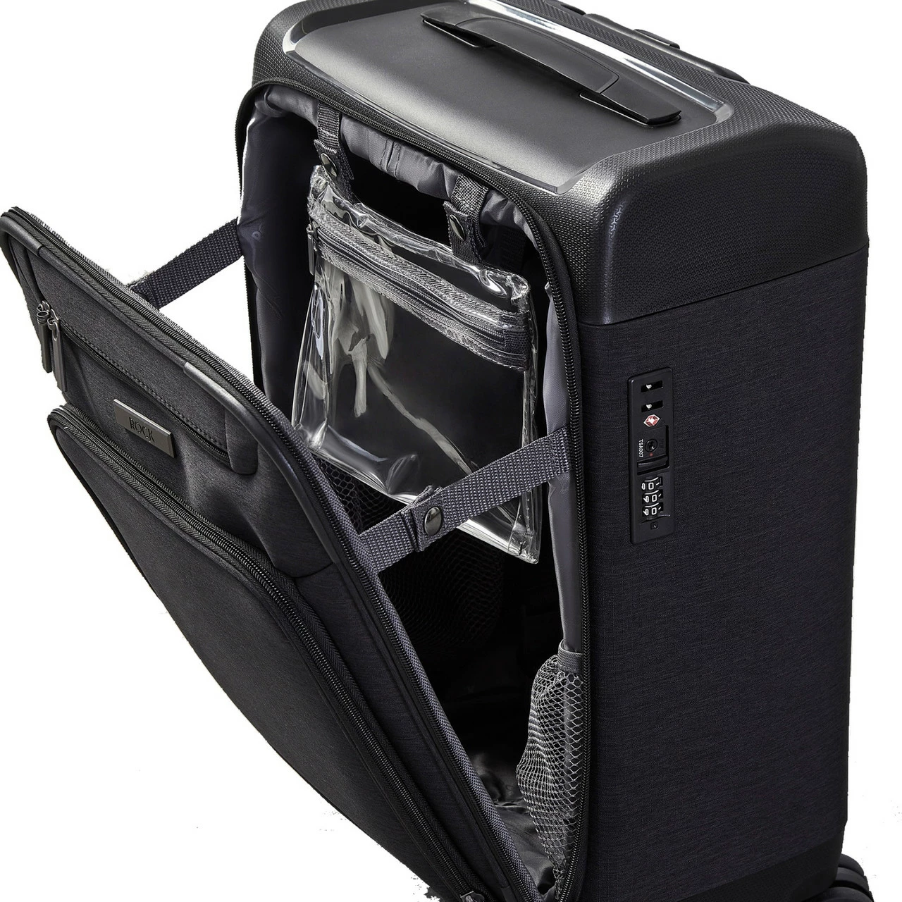 Rock Parker 4 Wheel Cabin Suitcase - 54cm 10 Rock Parker 4 Wheel Cabin Suitcase - 54cm - Image 8