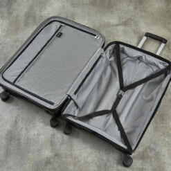 Rock Tulum 4 Wheel Exp Cabin Suitcase - 55cm -Suitcase Sales 2024 TR 0239 BLK Interior 45039.1660815004