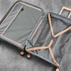 Rock Tulum 4 Wheel Exp Cabin Suitcase - 55cm -Suitcase Sales 2024 TR 0239 GRE Interior 20924.1660815006