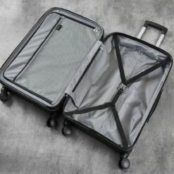Rock Prime 4 Wheel Exp Cabin Suitcase - 56cm -Suitcase Sales 2024 TR 0241 BLK Interior 50786.1661161322