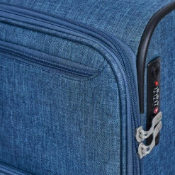 Rock Rocklite DLX 4 Wheel Cabin Suitcase - 54cm -Suitcase Sales 2024 TSA Lock Rocklite DLX Denim Blue TR 0243 49679.1686843933