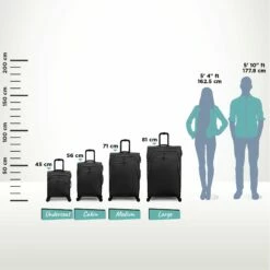 IT Luggage Trinary - Medium (Black) 23 IT Luggage Trinary - Medium (Black) -Suitcase Sales 2024 Trinary Relative Size Black ea9e838f 6bf8 4412 b062 381a700e49e7