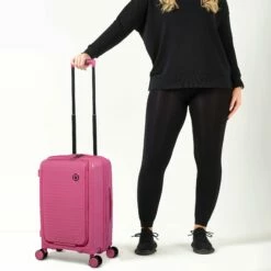 IT Luggage Spontaneous II - Cabin With Pocket (Azalea Pink) -Suitcase Sales 2024 it Luggage MAR23 04 V2 PINK