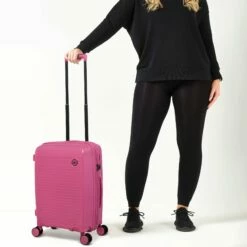 IT Luggage Spontaneous - Cabin (Azalea Pink) -Suitcase Sales 2024 it Luggage MAR23 04 V2 PINK NO POCKET