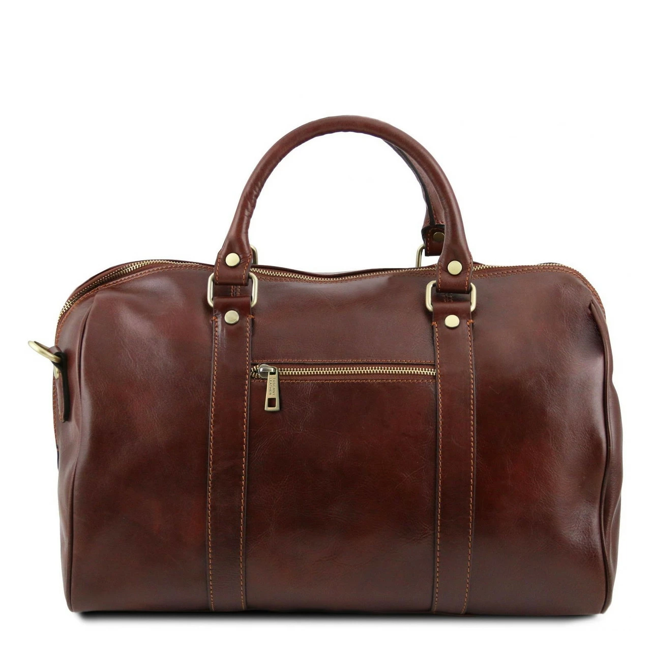 Tuscany Leather Duffle Bag With Rear Pocket Small - 42cm 4 Tuscany Leather Duffle Bag With Rear Pocket Small - 42cm - Image 2
