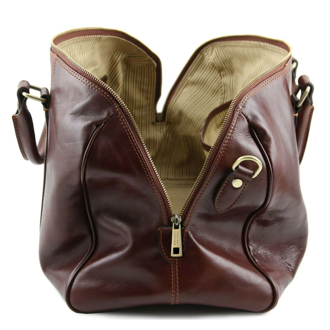 Tuscany Leather Duffle Bag With Rear Pocket Small - 42cm 7 Tuscany Leather Duffle Bag With Rear Pocket Small - 42cm - Image 5