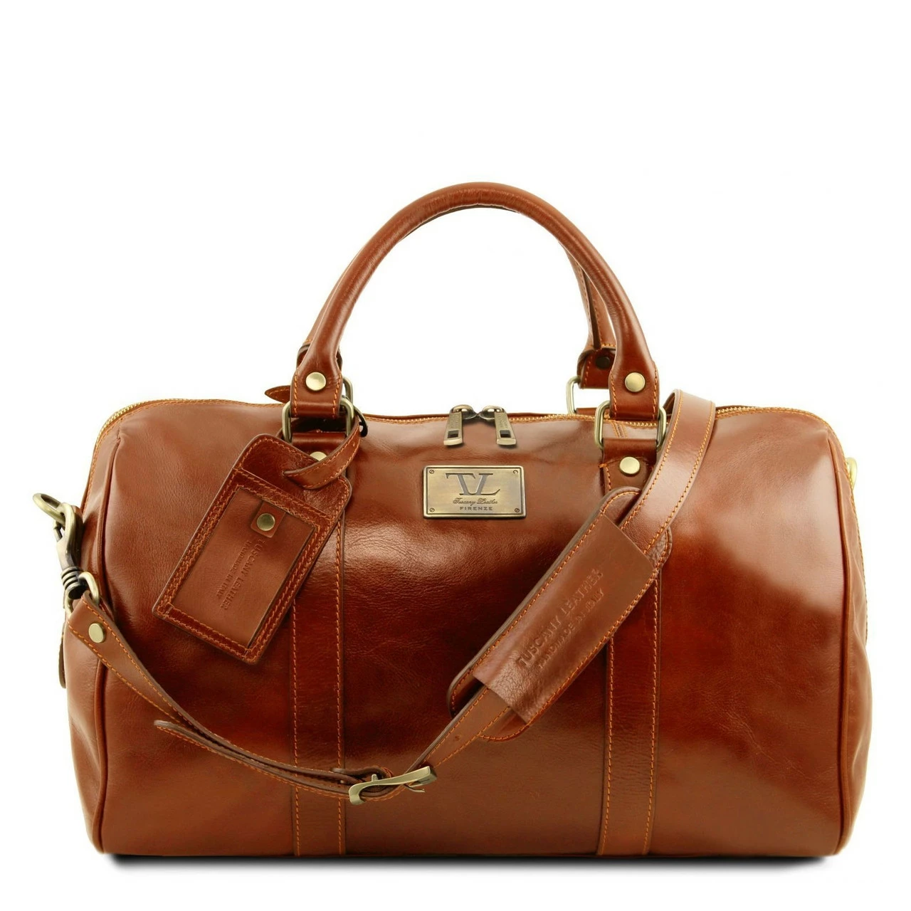 Tuscany Leather Duffle Bag With Rear Pocket Small - 42cm 12 Tuscany Leather Duffle Bag With Rear Pocket Small - 42cm - Image 10